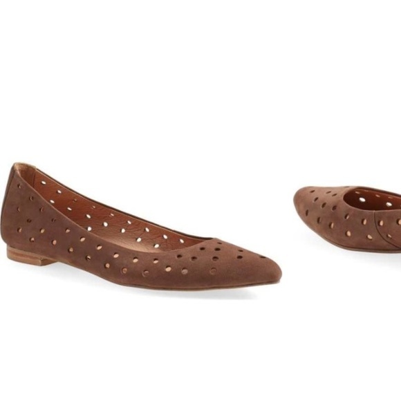 Corso Como Shoes - Corso Como Gabrielle Perforated Flats Size 8.5